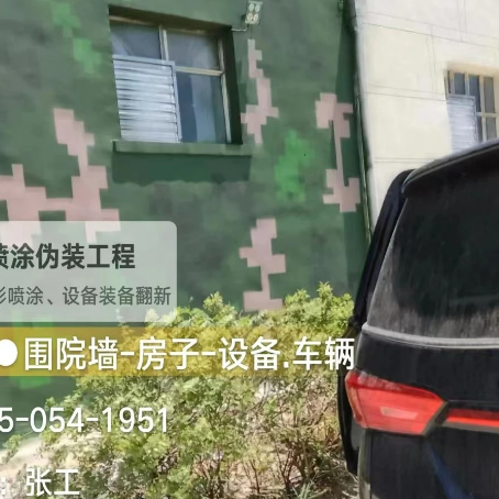 甘南数码迷彩漆施工